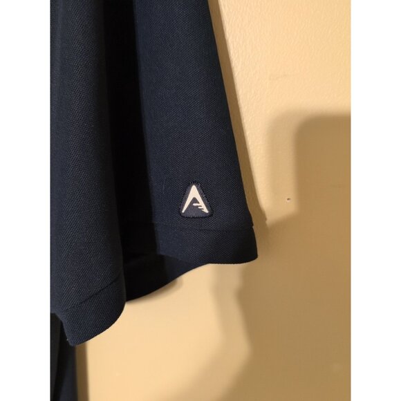 Antigua Shirt Men's XXL Navy Short Sleeve Polo Atlanta Braves 2021 WS Champs - Picture 4 of 8